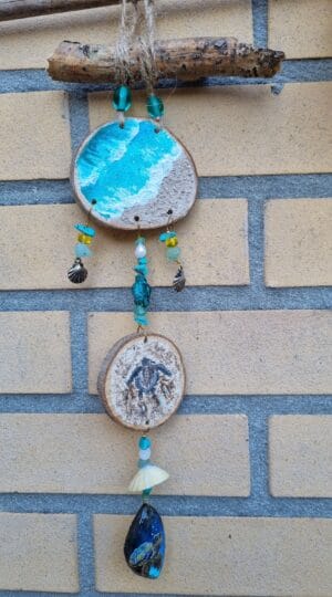 Houten hanger Schildpad